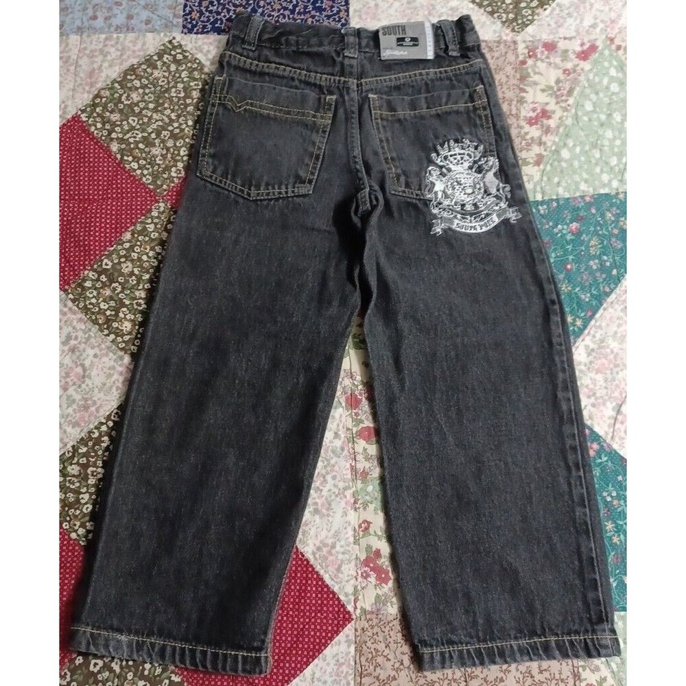 VTG Southpole Jeans Boys Size 6 Carpenter Baggy Y2K Skater Denim RN82628 Rare